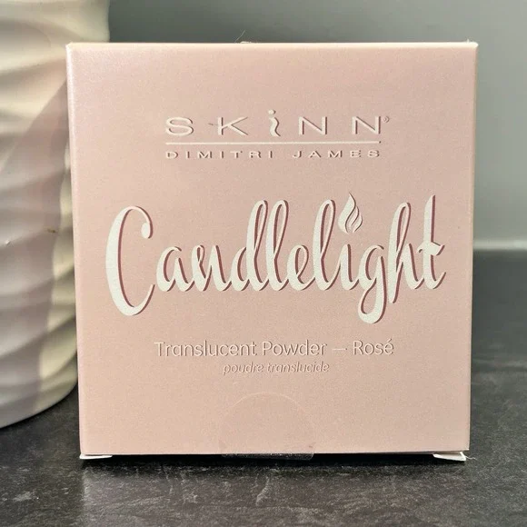 NEW Skinn Dimitri James Candlelight Translucent Face Powder ROSE - Picture 7 of 8